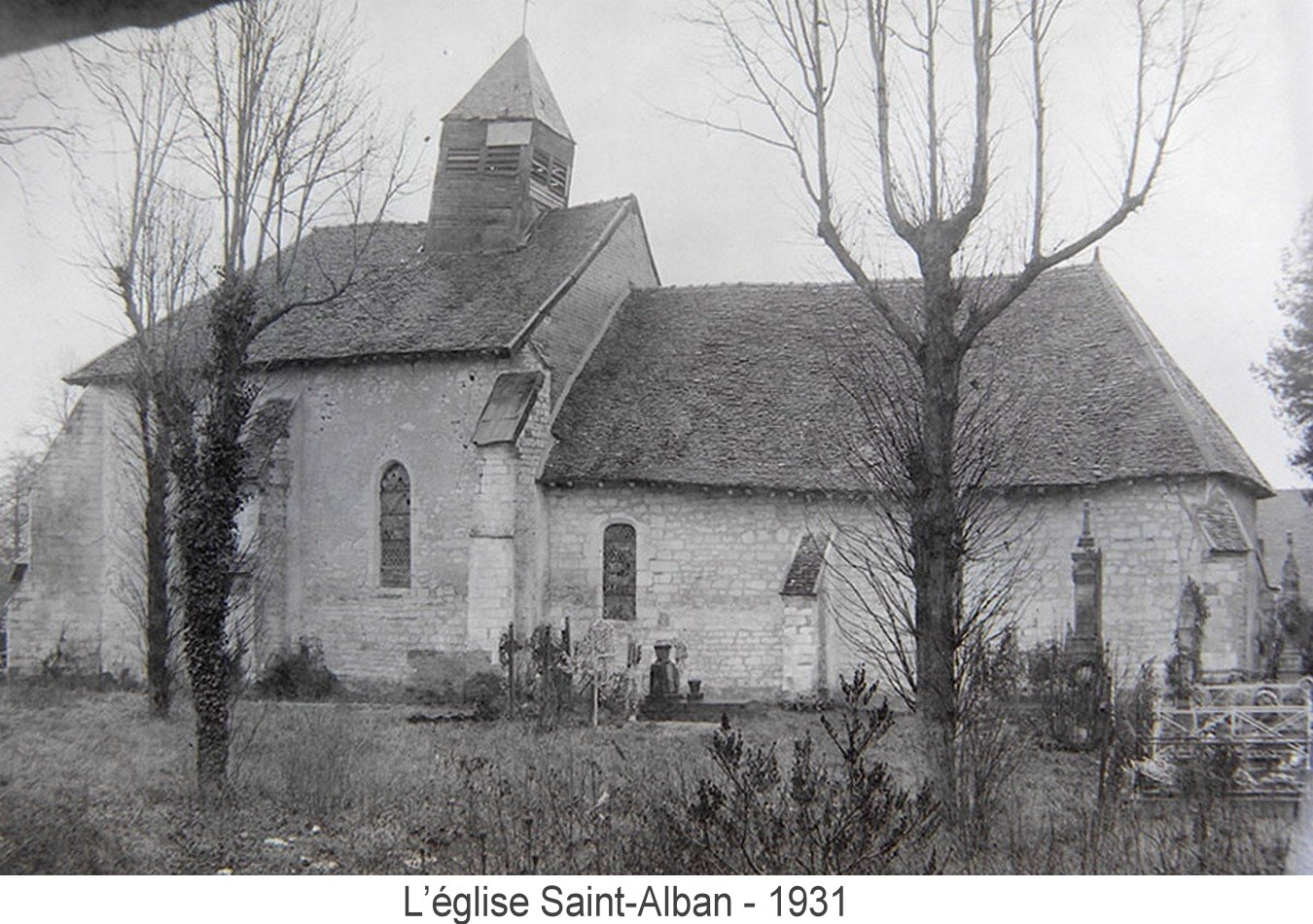 L' église Saint-Alban - 1931