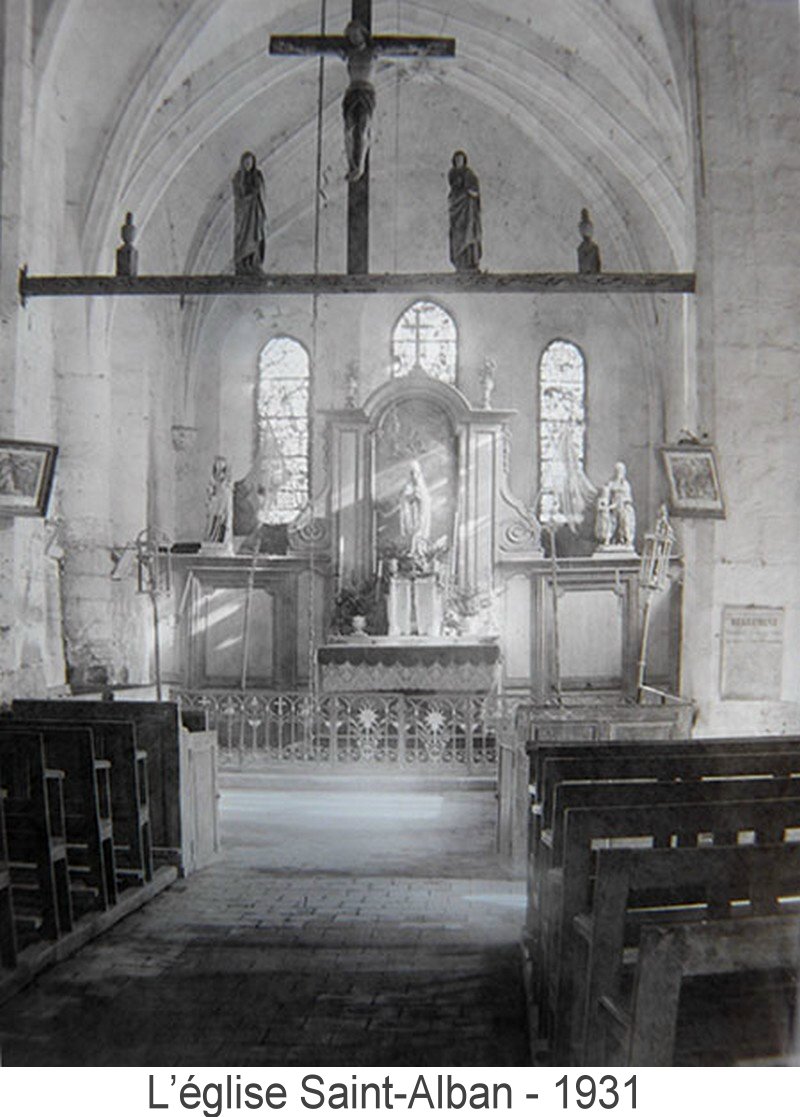 L' église Saint-Alban - 1931
